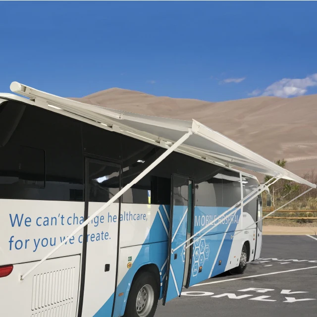 Wareda High-Strength Aluminum Alloy Frame Anti Corrosion Thickened profiles Vinyl Fabric Motorhome Caravan RV Awnings