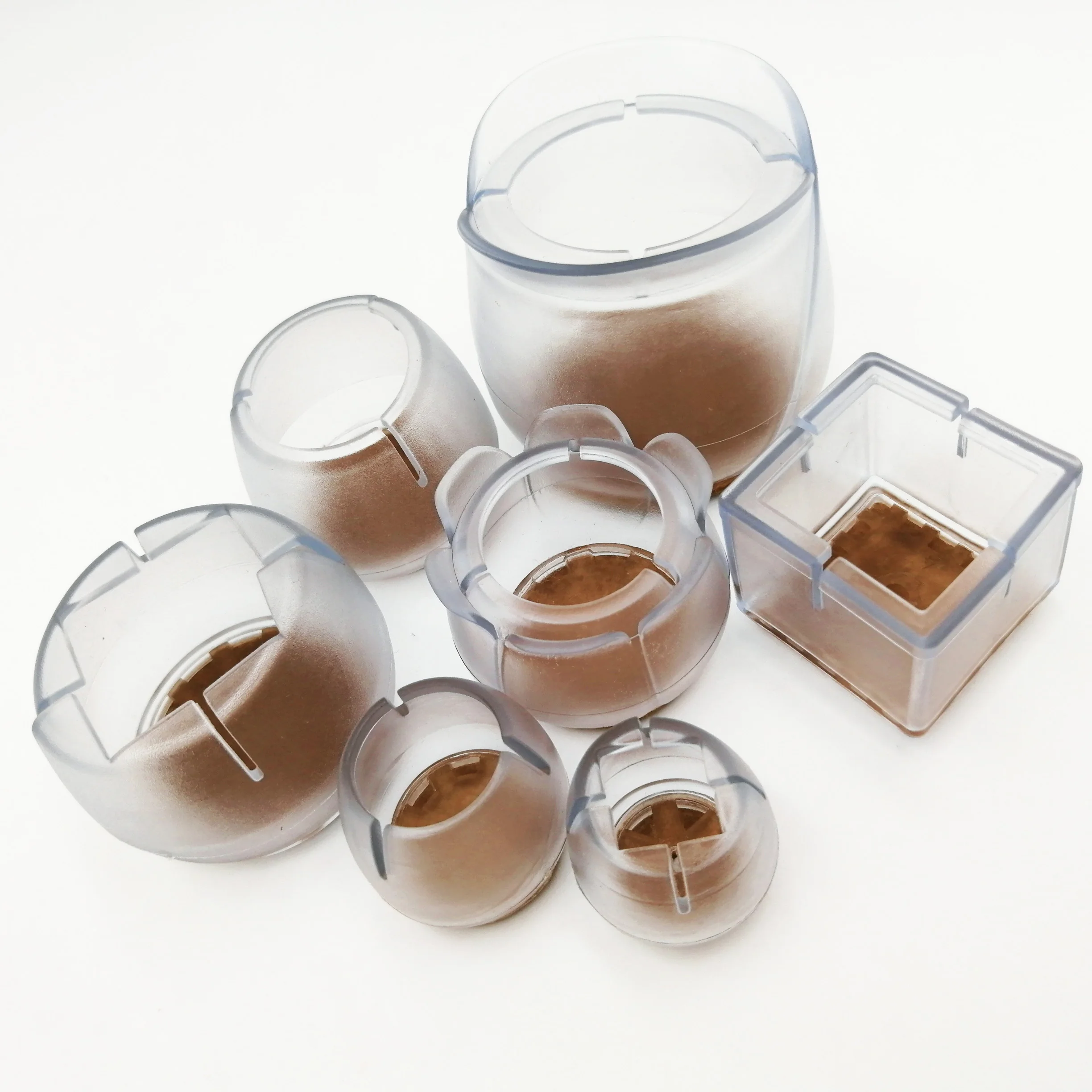 Floor Anti-scratch Chair Leg Protect Cover Felt Silicone Table Leg Cap