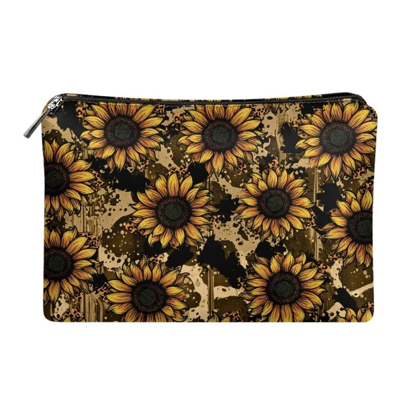 Women Handbag Floral Design Clutch Custom Designer Bags Luxury Hand Purse Square Wholesale Leather Pouch Print On Demand Wallet