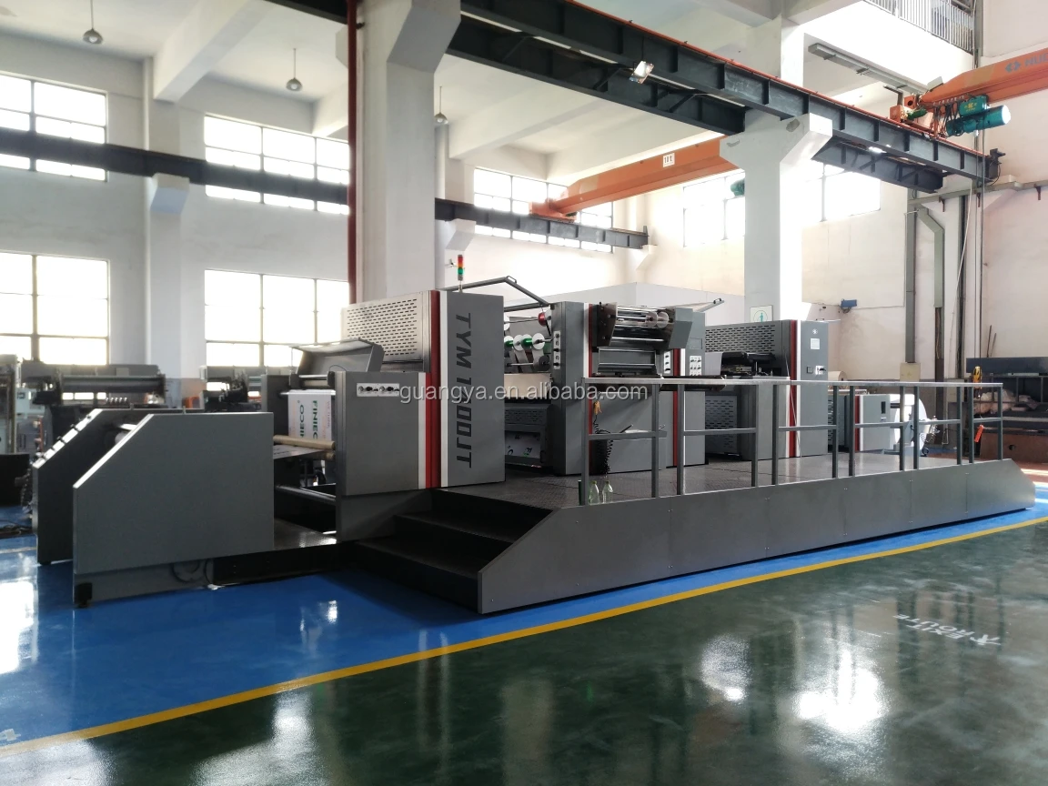 
TYM1050JT Web-Fed Roll to Roll Automatic Heat Press Printing Hot Foil Print Machine For Paper Bag 