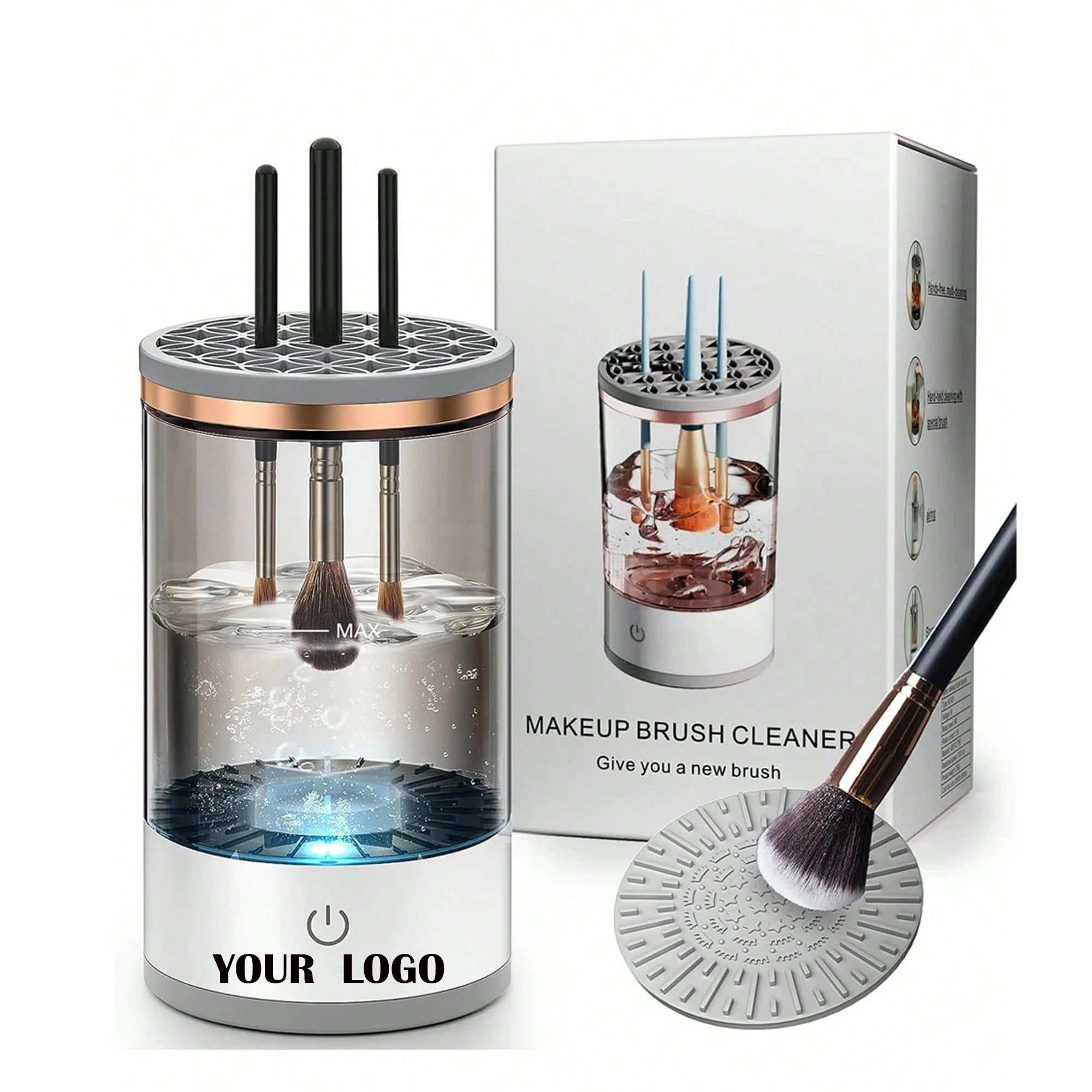 2023 New Arrivals Rechargeable Lazy Cleaning Brush Washer Quick Dry Tool Automatic Rotate  Quick Cleaning machine