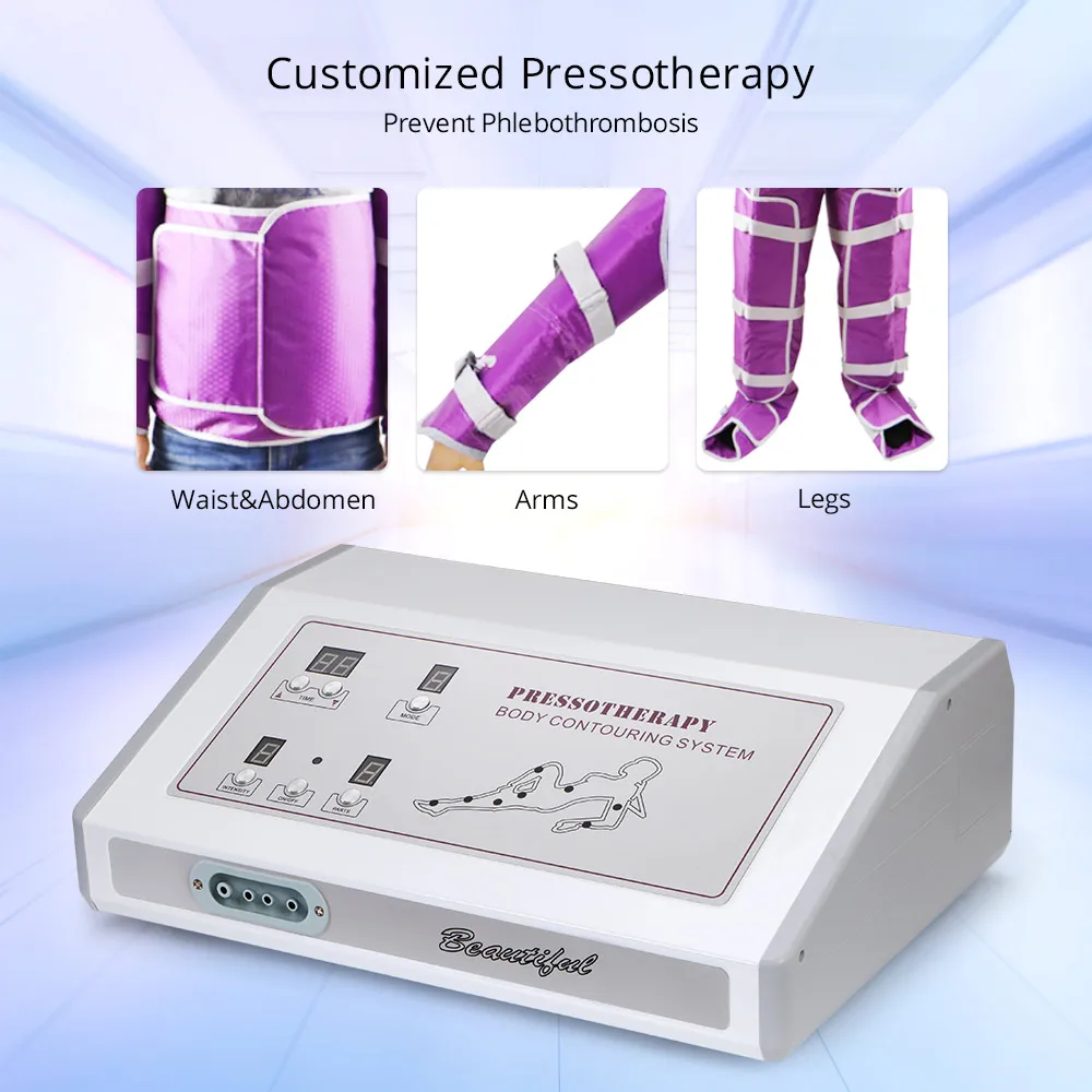 Air Pressure Massage Skin Tightening  Therapy Lymphatic Drainage Slimming Beauty Machine Pressotherapy Body Slimming Machine