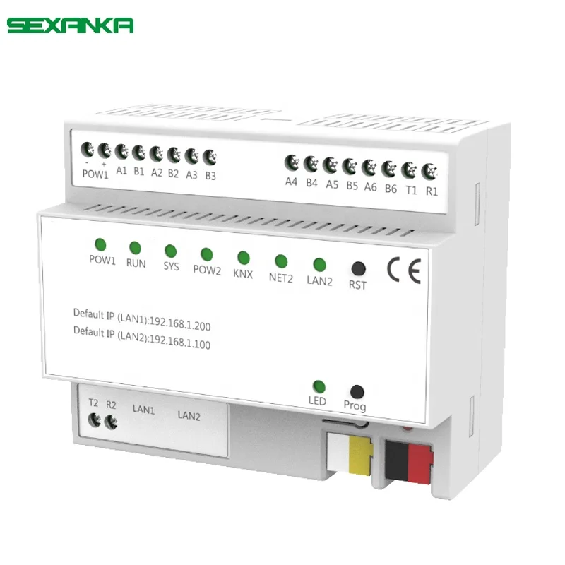 Сексанка KNX ЕИБ система автоматизации умного дома, модуль привода, комплексный модуль переключения шлюза, модуль питания
