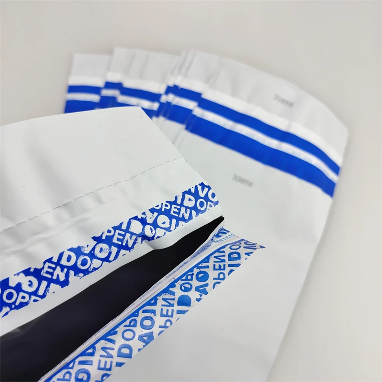 Logo Security Bags Custom Deposit Bags Plastic Bank Deposit Security Sealed Tamper Evident Bags