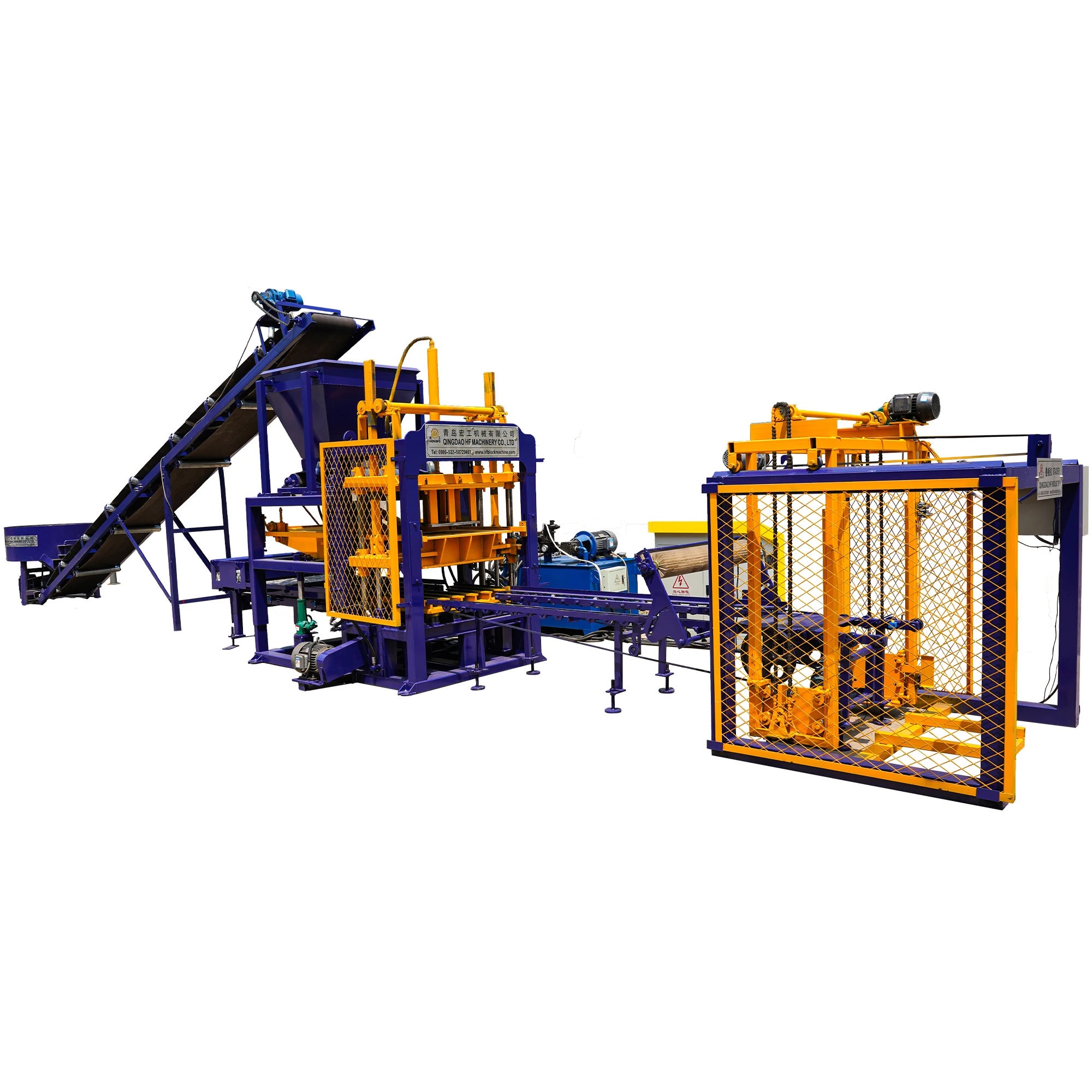 Qt4-24 Block Making Machine QT4-16 Concrete Block Making Machine Brick Brick Making Machinery with Fuel Engine Easy to Operate