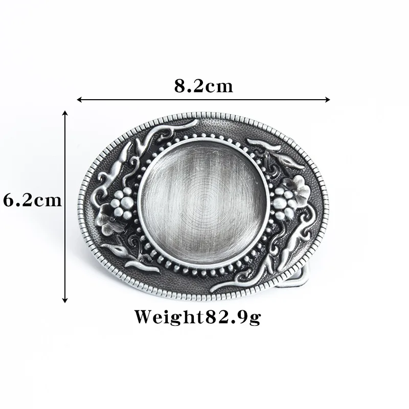 Plate small blank pattern custom Western cowboy belt buckle popular Style Knight belt buckle