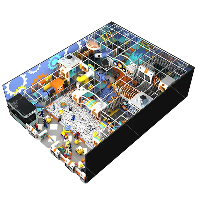 Pokiddo new design space theme kids play area indoor playground equipment kids playground indoor