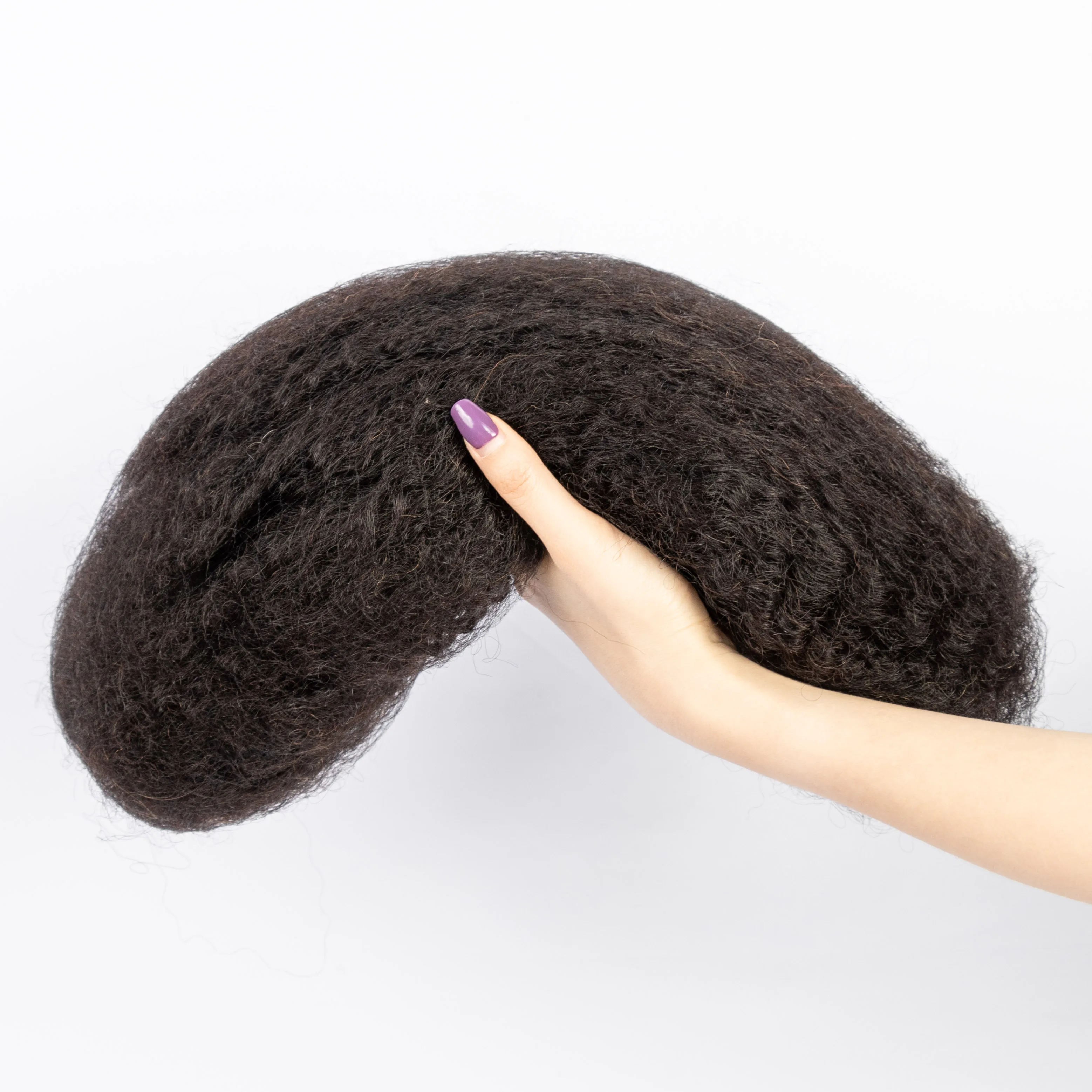 High Quality  Unprocessed 100% Brazilian Human Hair Afro Kinky Bulk Human Hair For Making Dreadlocks