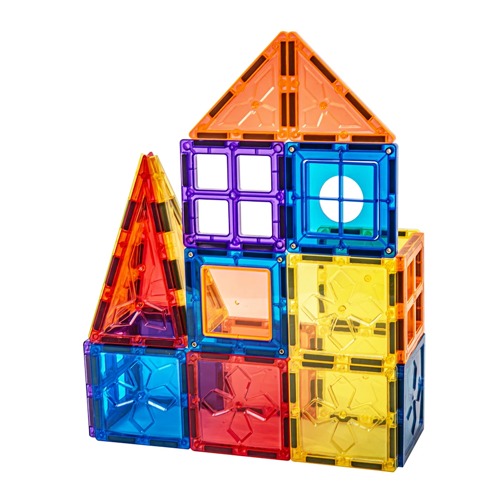 Explosive New Children Educational DIY Toy Magnetic Building Block Magnetic Tiles