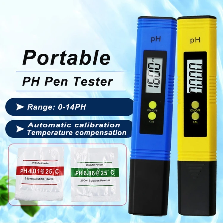 LCD Digital PH Pen Water quality Tester Pocket Portable PH Meter Tester For Water