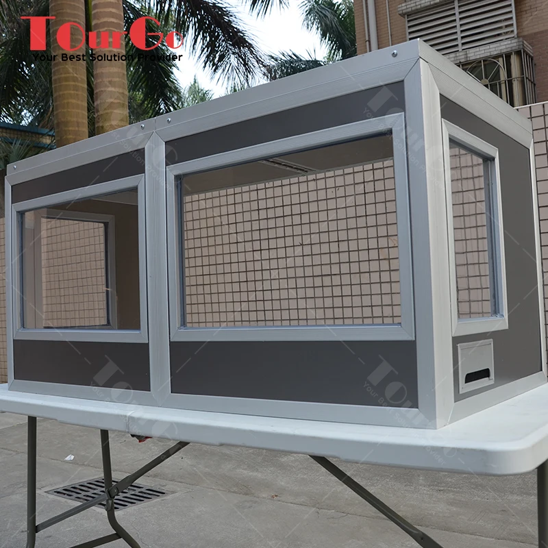 TourGo Two Person Portable Desktop Tabletop Translation Booth Device  for Simultaneous Interpretation on sales