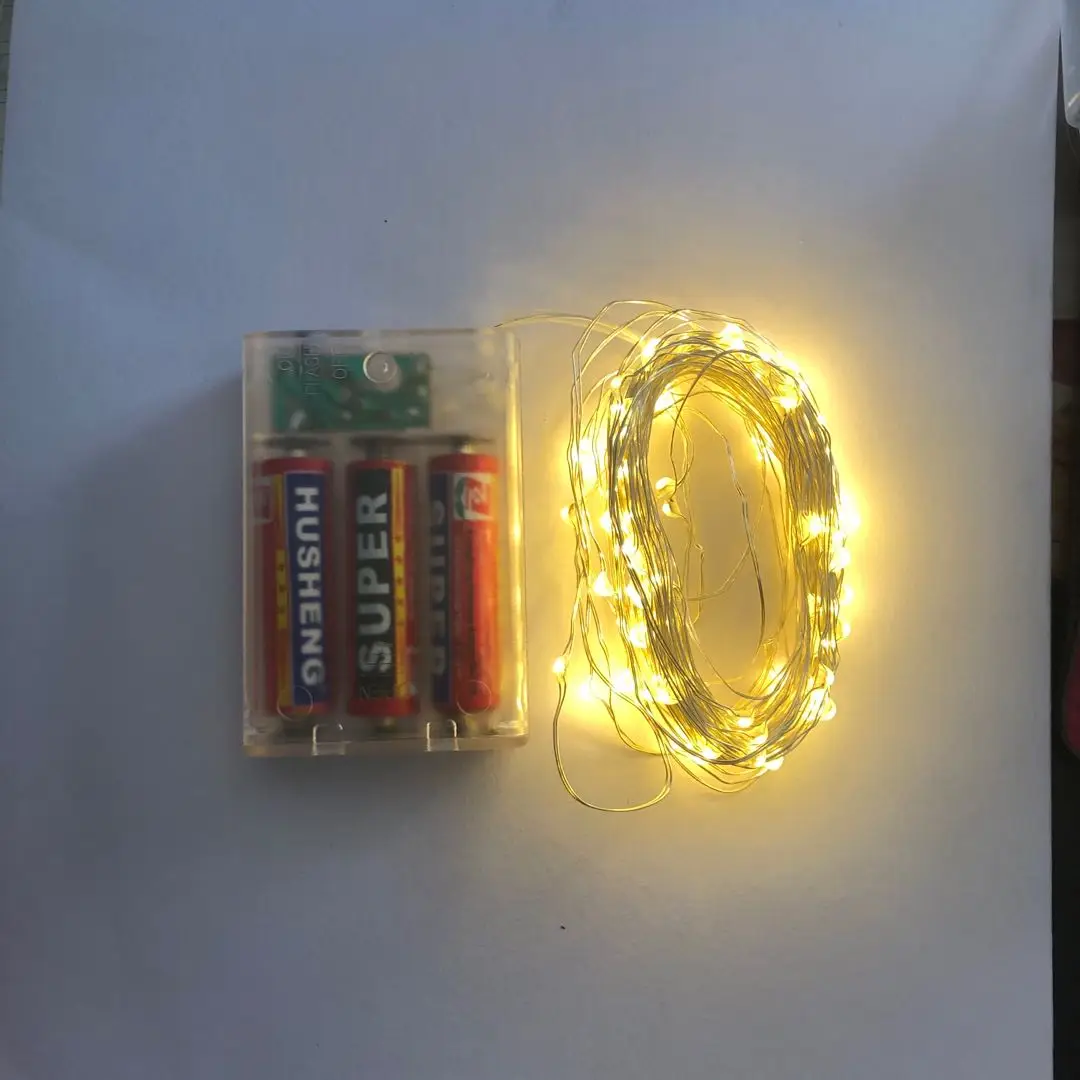 3AA battery light 3M30LEDS Micro decoration String Copper Wire  Light Battery Operated micro led string lights