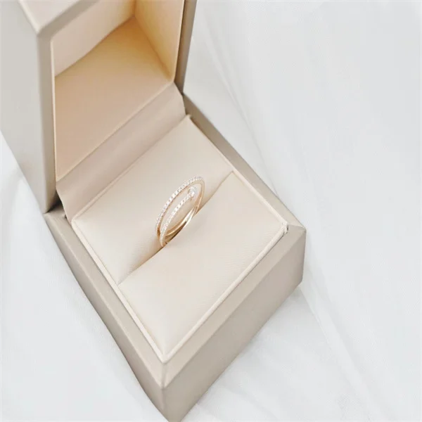 Wholesale Diamonds Rings Price Wedding Rings 18K Gold For Female Couple Ring For Lovers
