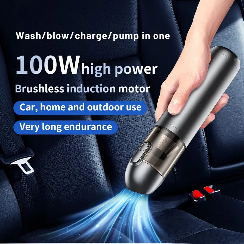 16000Pa high suction 65bB low noise hand vacuum cleaner cordless hand held vacuum cleaner for bedsheet mini dust blower