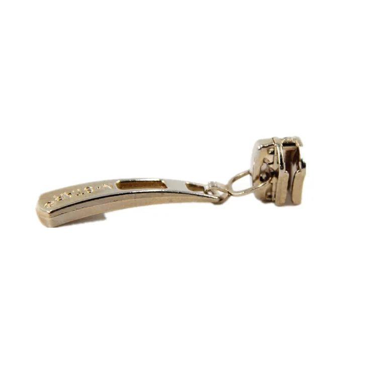 Hot Sale Metal Auto Lock Customized Logo 3# Slider with Metal Puller