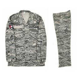 Wholesale custom egyptian air force army grey tiger print camouflage uniform jacket