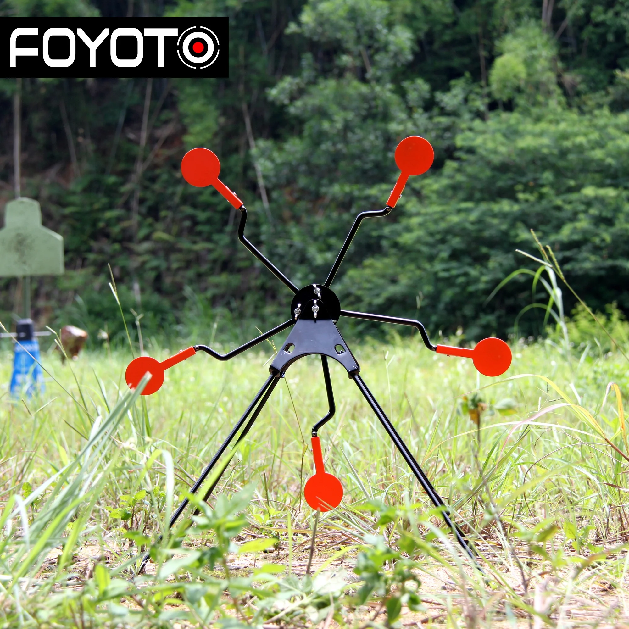 Ferris Wheel spinner steel shooting targets for outdoor BB pellets shooting practise
