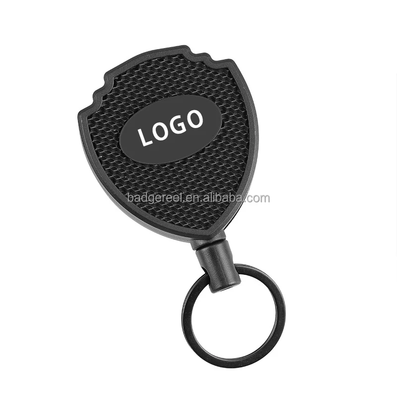 Сверхмощный карабин, выдвижной брелок для ключей, противокражный наружный держатель для ключей в форме рулона йо-йо, защитный держатель для ключей