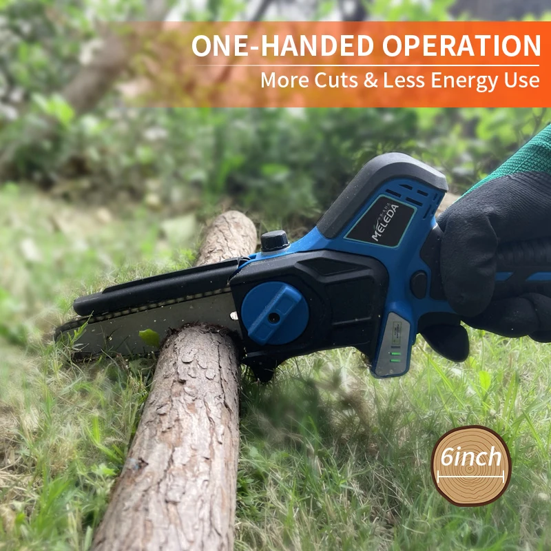 21v Cordless Chainsaw Smart Brushless Electric Wood Cutting Machine Hand Held Mini Chain Saw for Japan