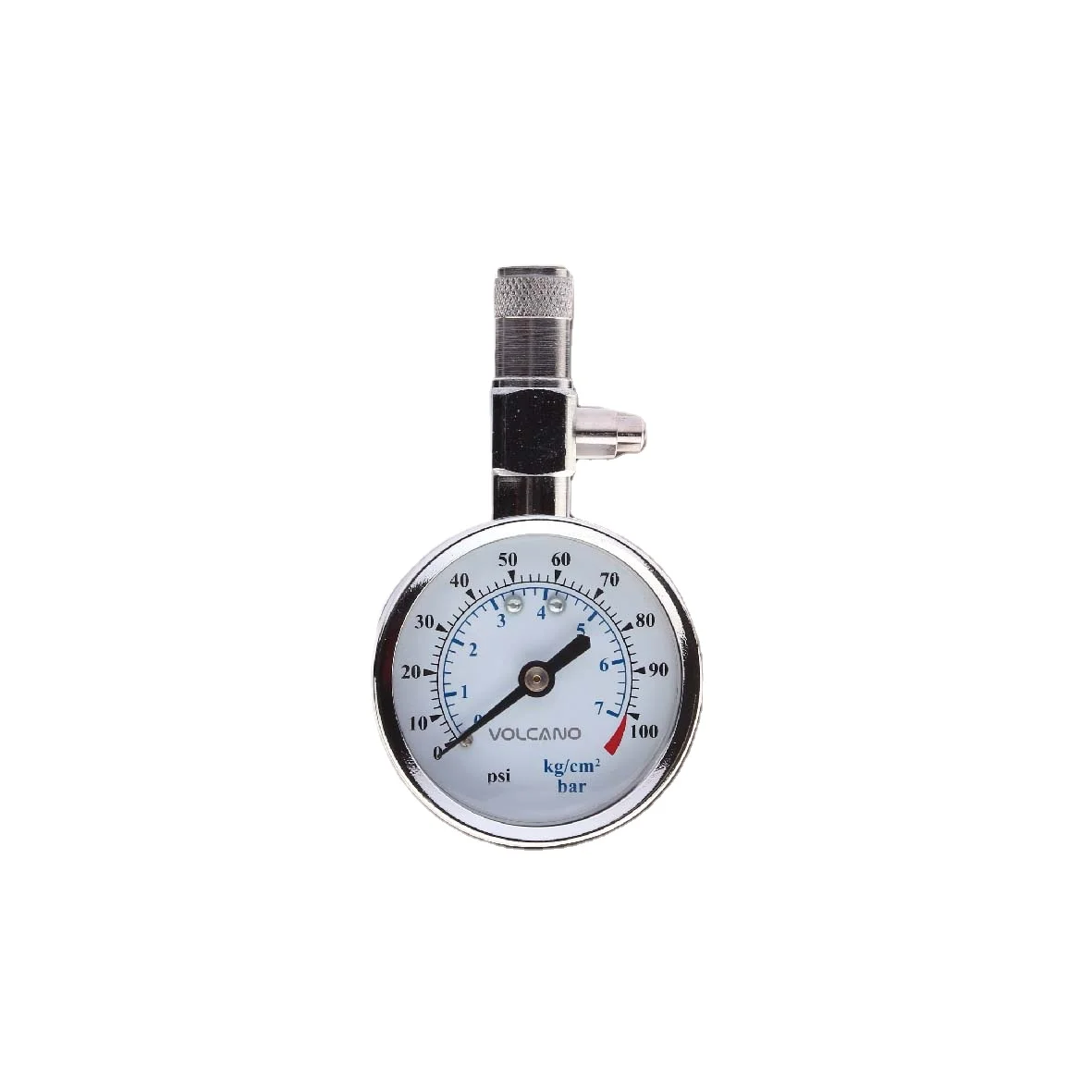 VOLCANO High Precision Vehicle Air Tyre Meter Universal Stainless Steel Dial Tire Pressure Gauge