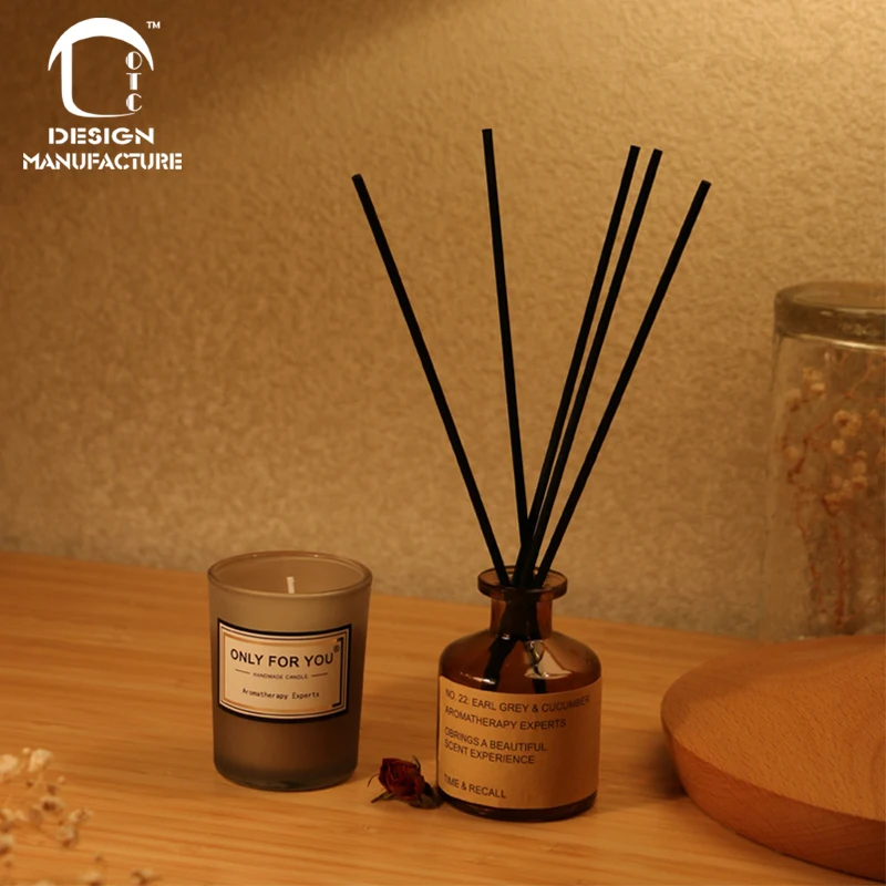 manufacture private label holiday gift set reed diffuser and scented candle for home air freshener