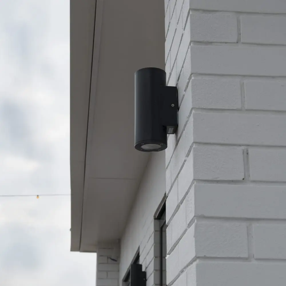  PS2204-2-GU10 IP54 nordic поверхностного монтажа gu10 патрон круглый цилиндр настенное крепление пакет бра светодиодный настенный светильник