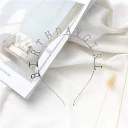 FG001 оптовая продажа горячая Распродажа сплав с буквенным принтом на день рождения для девочек, повязка на голову, недорогая детская лента для волос аксессуары для вечеринки в честь Дня 6 видов цветов подарки