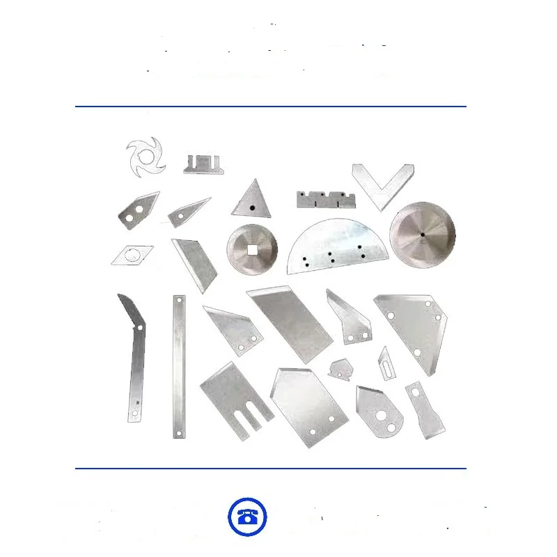 Pillow packaging machinery knife cutting bags/PVC cling film cutter blade