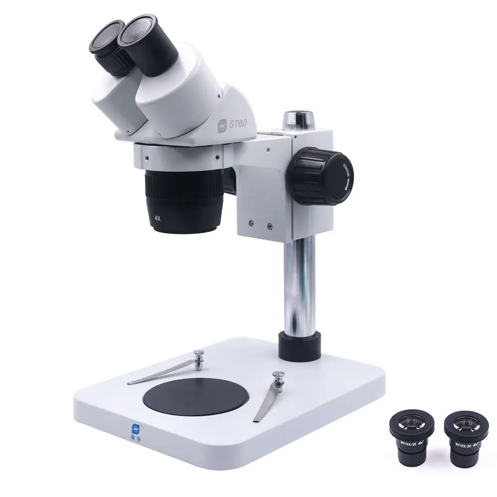 20X 40X Binocular Micro-Inlaid Bracket Magnifying Glass Lab Dental Diamond Setting Stereo Microscope Stereoscopic Microscope