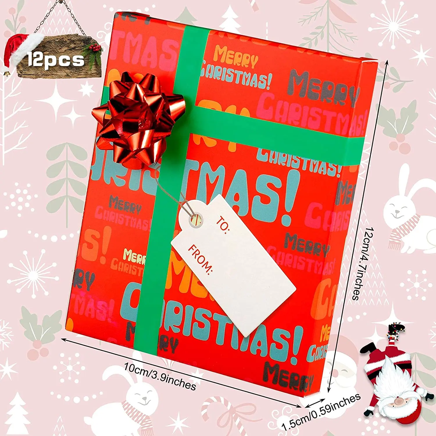 Индивидуальный дизайн, роскошные подарочные коробки для шоколада, Рождественская упаковка