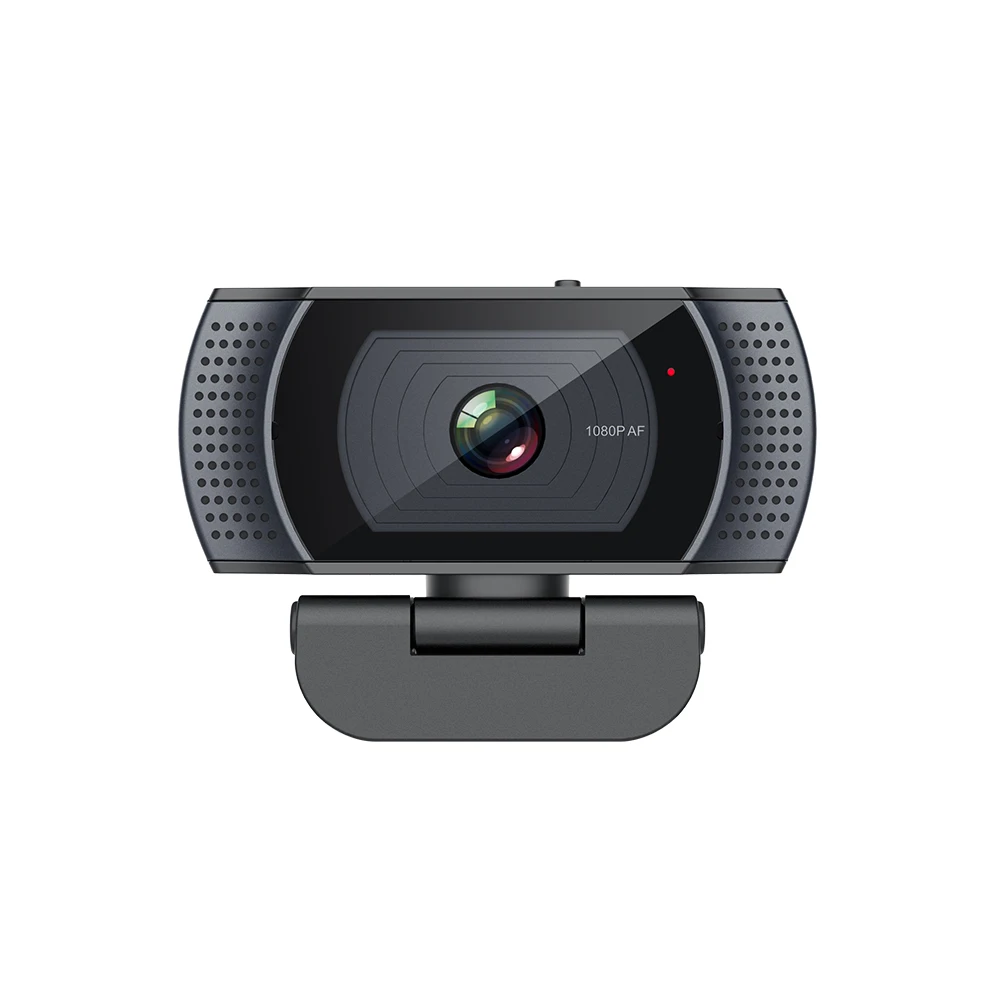 30fps 1080p Webcam Pc Gamer Fast Autofocus 72 Degree View With Ring Light And Built-in Microphone