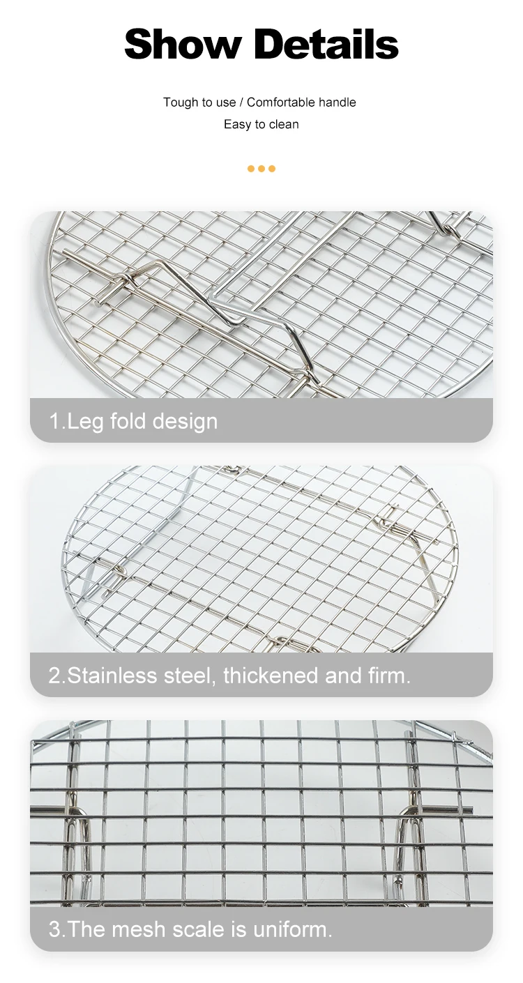 factory Custom Rectangular Stainless Steel Barbecue Wire Mesh Barbecue Bbq Net Barbecue Grill Mesh