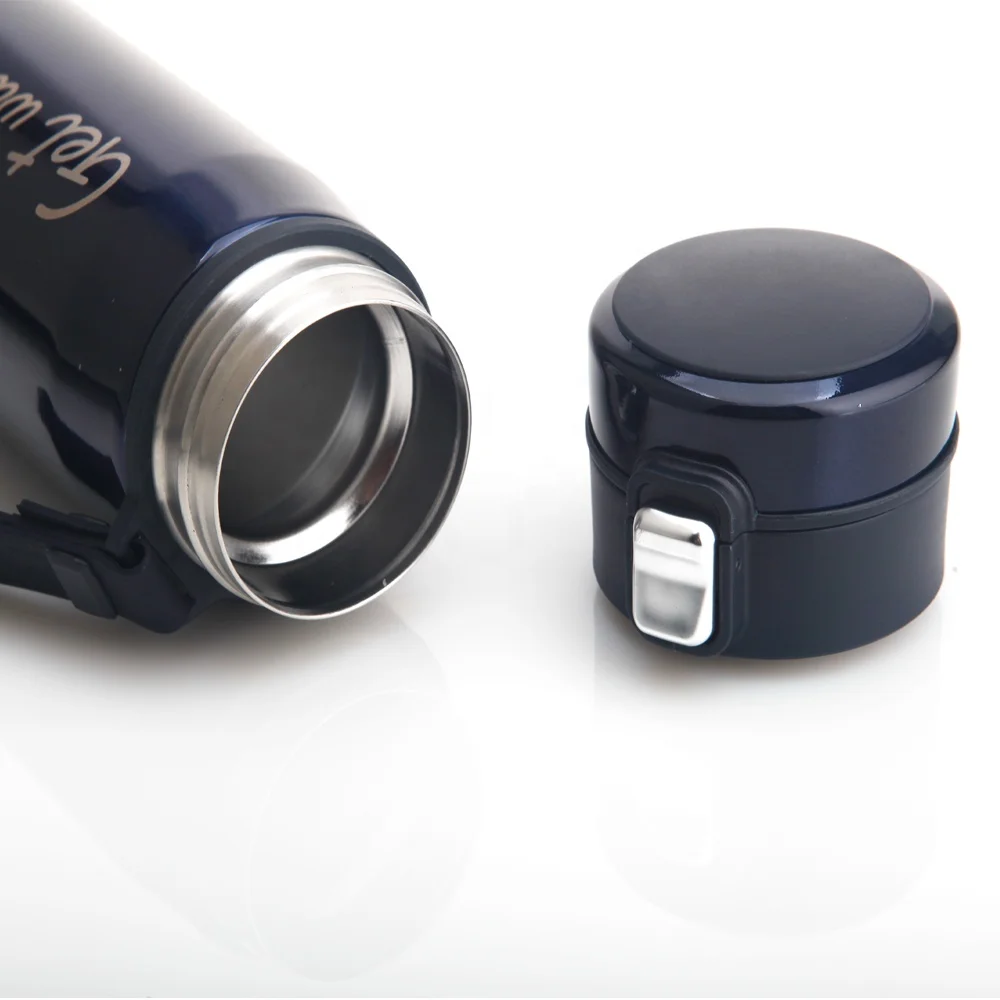 Double wall stainless steel water bottle 500ml travel vacuum flask 18 8 high grade stainless steel vacuum flask