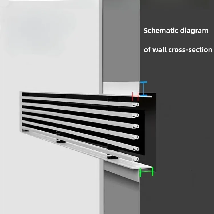 Customized abs Plastic Air return grill OEM ODM air Outlet Ventilation grill  Air Vent Cover Aluminum Vent Cover