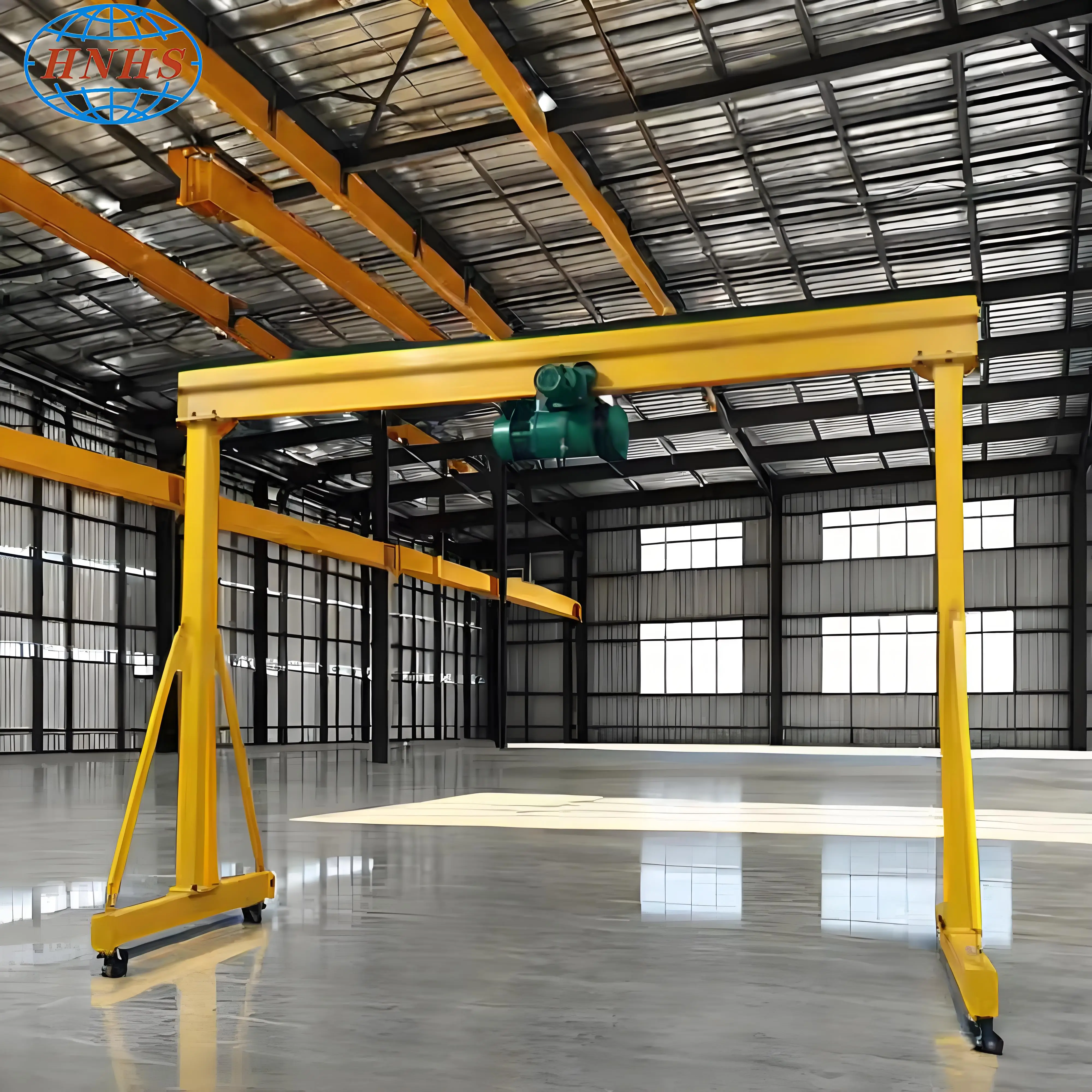 Quality Assurance Mini Electric 500kg 1 Ton Portable Mobile Gantry Cranes