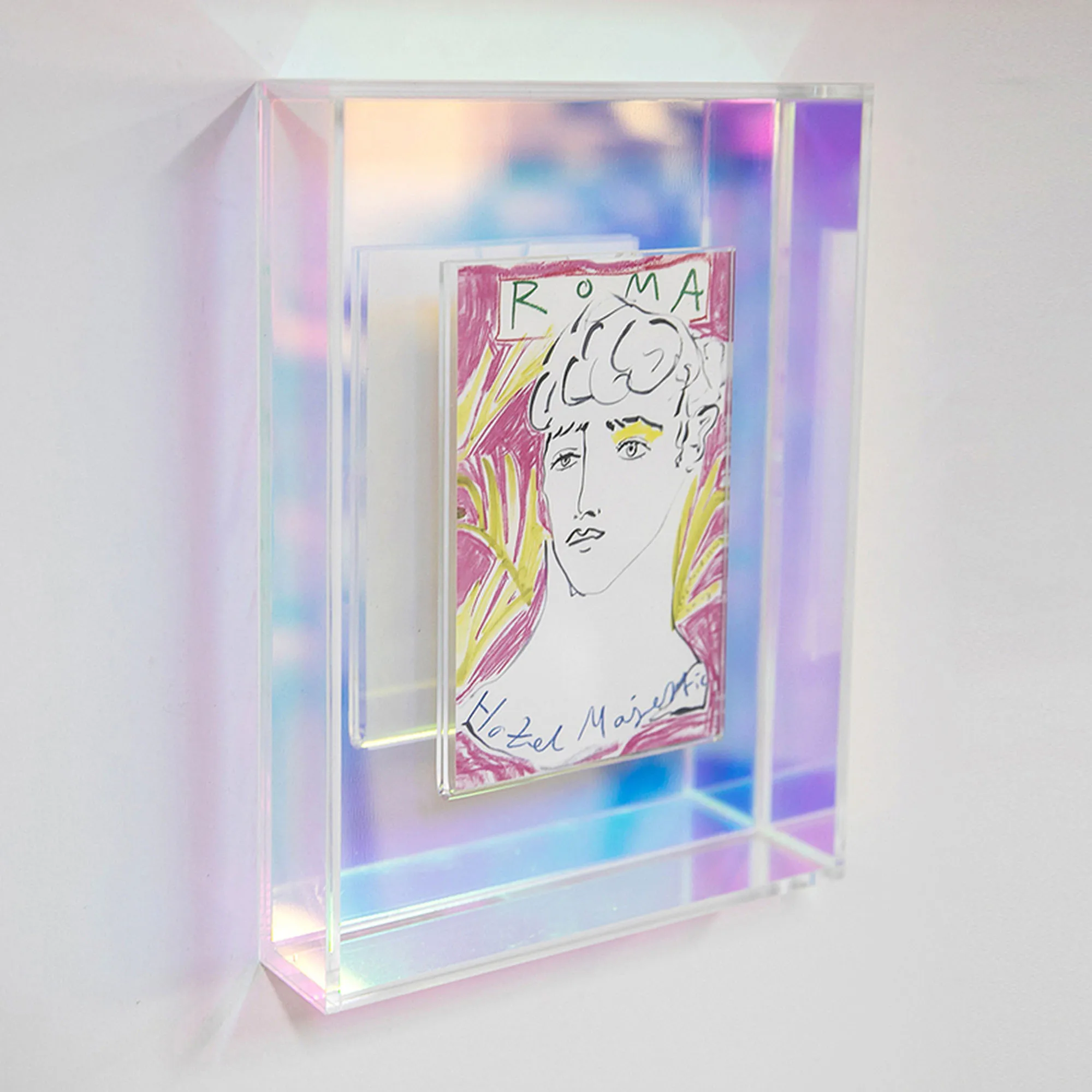 Acrylic photo frame photo clamping decoration oil painting box gift