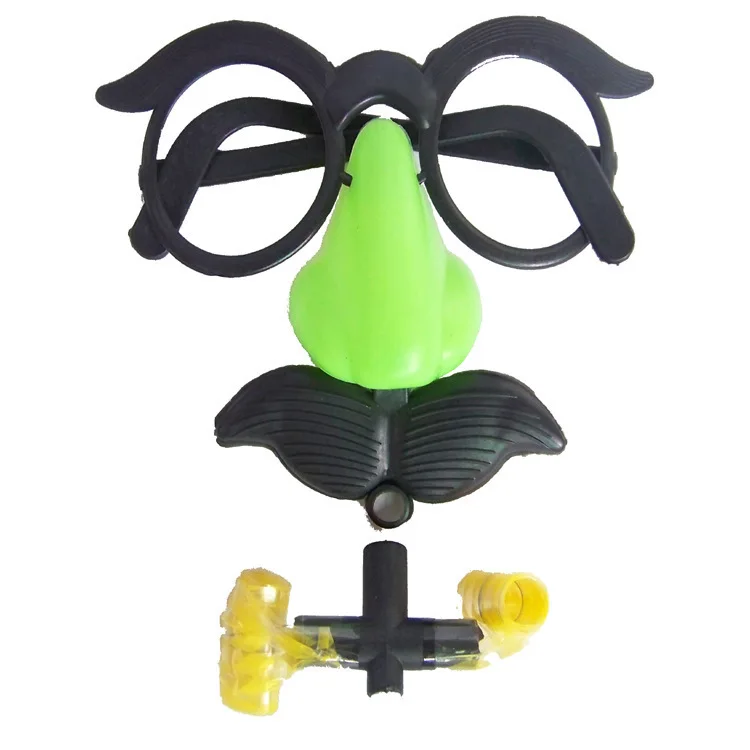 
Nose Fun Party Favor Glasses Mask For Halloween Party Funny Beards Adult Whistles Masks 