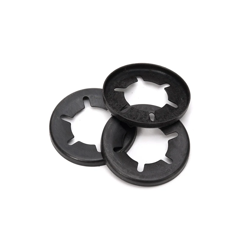 Stainless Carbon Steel Bearing Clip Ring Washer Star Toothed Lock Washer Retaining Starlock Washer for Shaft