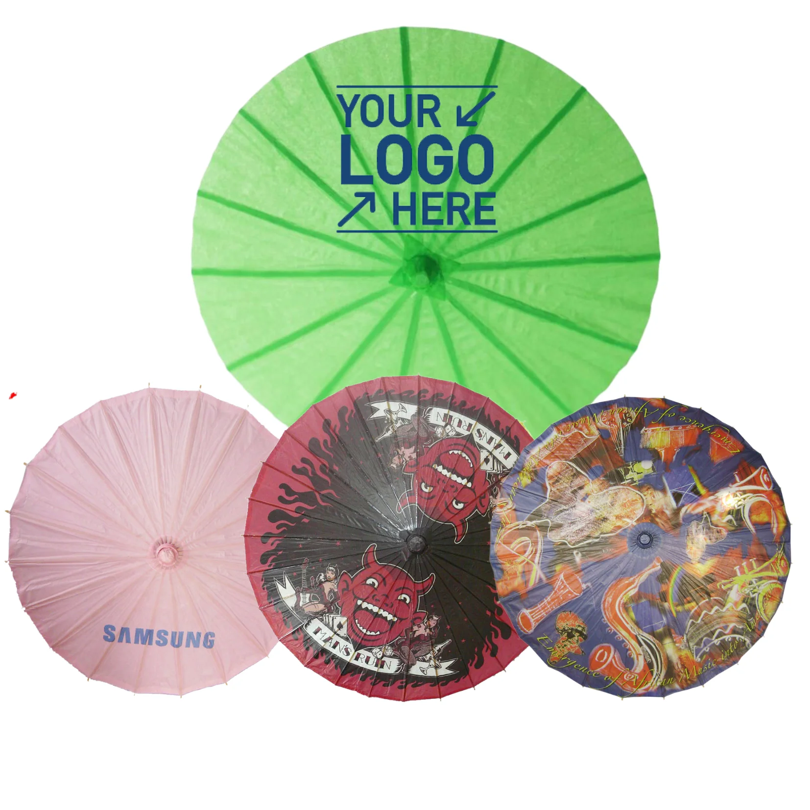 Оптовая продажа китайский бумажный зонт для рукоделия аксессуар свадебной фотографии украшение вечеринки зонтик из белой бумаги с длинной ручкой