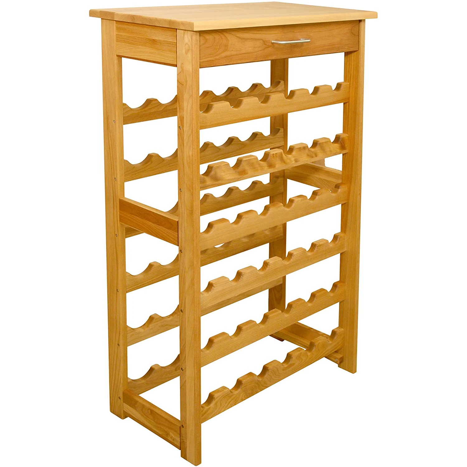 
hot selling wood wall mounted shelf rustic wooden rack wine bottle holder for wholesale 