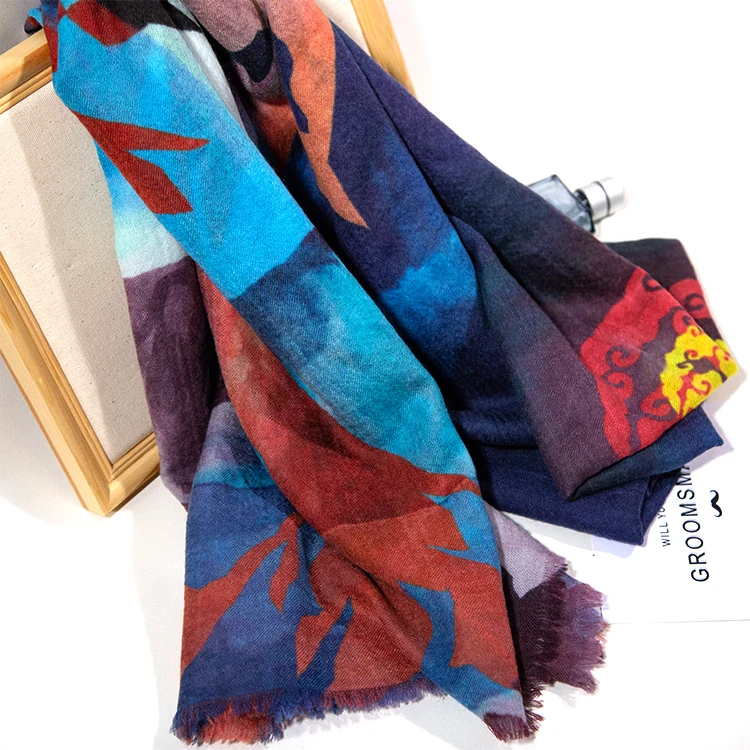 Custom Scarves 2020 Women Winter Shawl Women Cashmere Bufanda De Pashmina Print Shawl