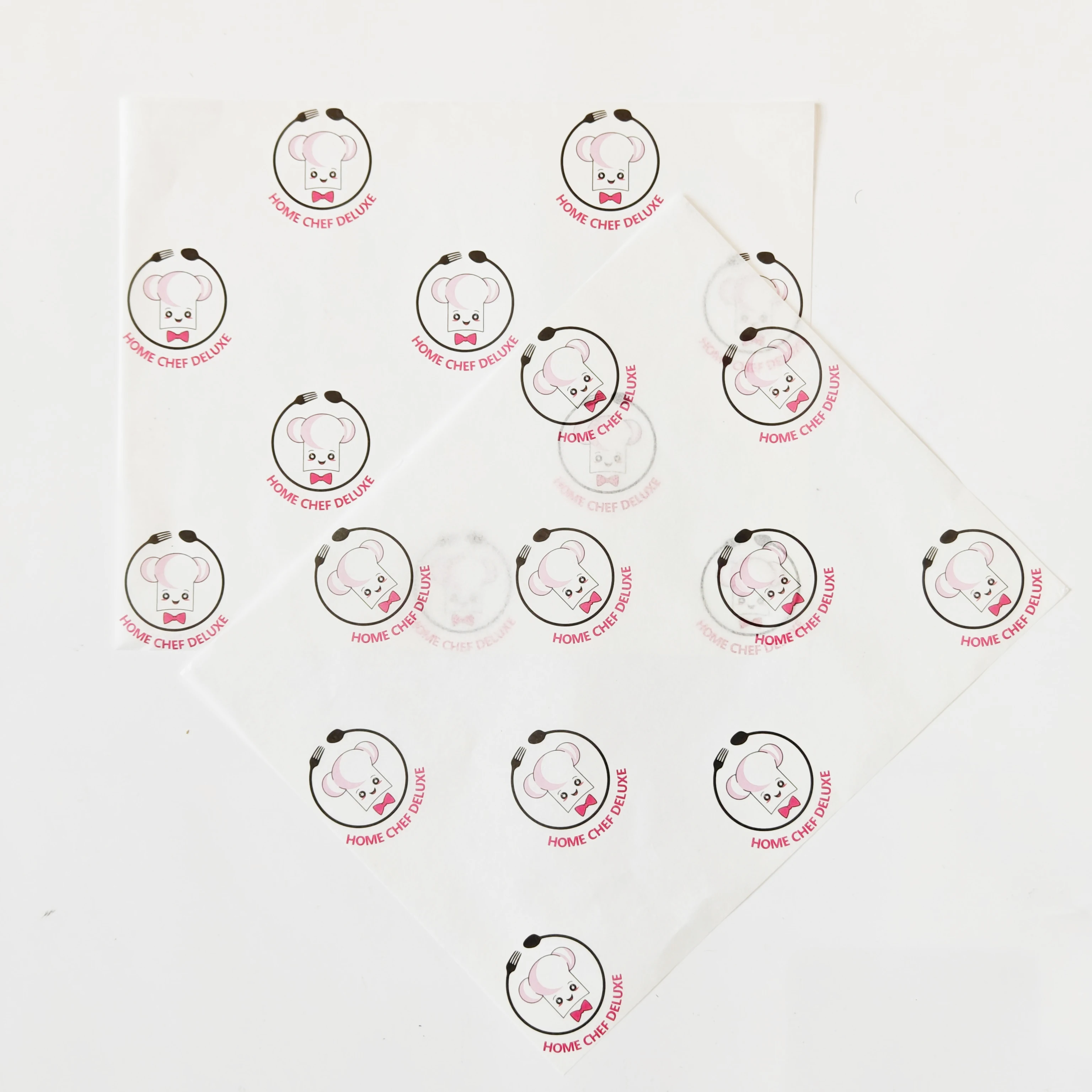 wholesale printed greaseproof hamburger packaging tissue paper recyclable food grade wax wrap paper with pe coating