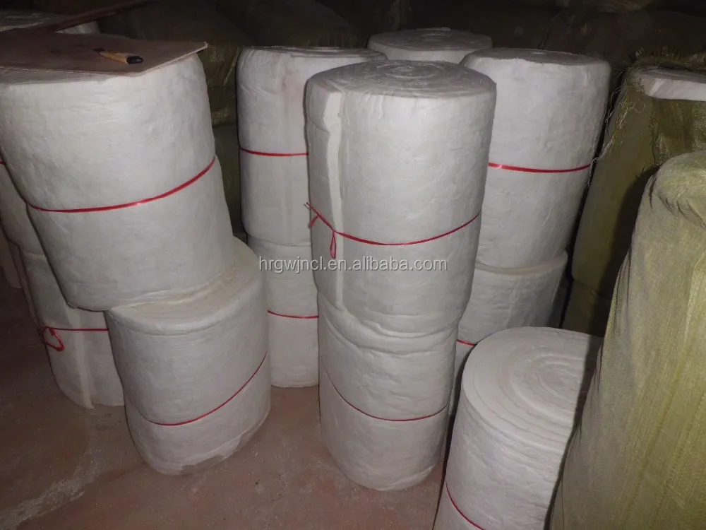 ceramic fiber HengRui 1260ST  Soluble ceramic  Fiber Blanket for Various industrial furnace lining insulation