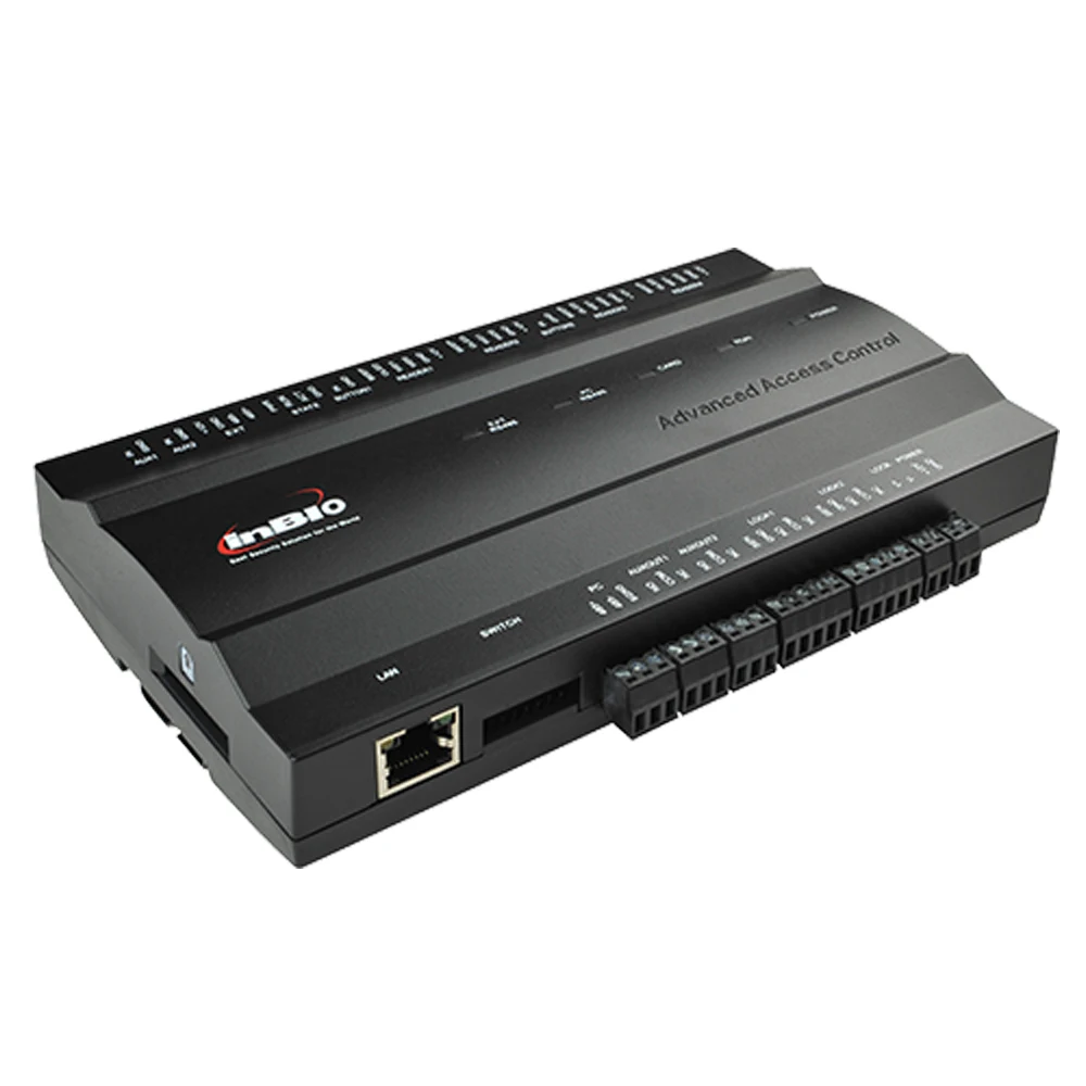 Inbio460 4 двери на основе IP Tcp/Ip контроля доступа по отпечаткам панель доска Безопасности контроллер доступа TCP/IP отпечатков пальцев и RS485 связи