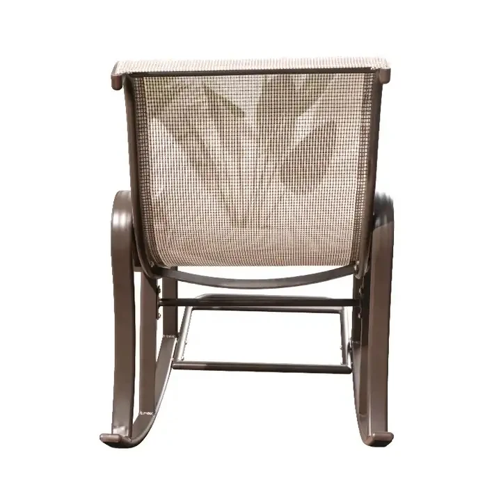 Rocking chair home recliner aluminum rattan chair lounger balcony leisure outdoor nap chair