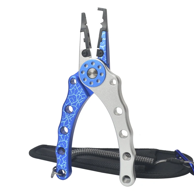 Aluminum Die Casting Fishing Pliers Hook Remover Split Ring Line Cutter