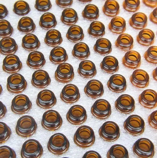 100 шт. в упаковке, 1/4 Dram, 1 мл, мини-флакон с янтарным стеклом doterra, флакон с эфирным маслом, бутылка для образцов с редуктором с отверстием