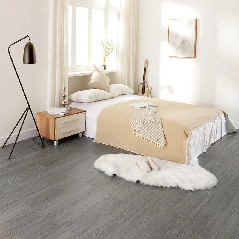 5mm with 1.5mm IXPE SPC Luxury   plastic floor tile oak  plastic floor tile oak 4mm stone click vinyl spc flooring