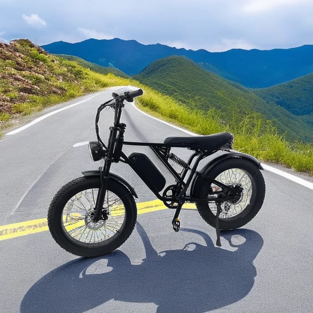 Y-24 EBIKE Hot Selling Design Belt Drive Electric Motor Bike With Fat Tire Ebike 20 inch Other Bikes In Long Range Scoo