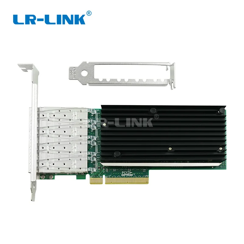  LREC9804BF-4SFP + INTEL XL710 чипсет четырехпортовый 10Gigabit Ethernet волоконно-оптический адаптер сетевой карты